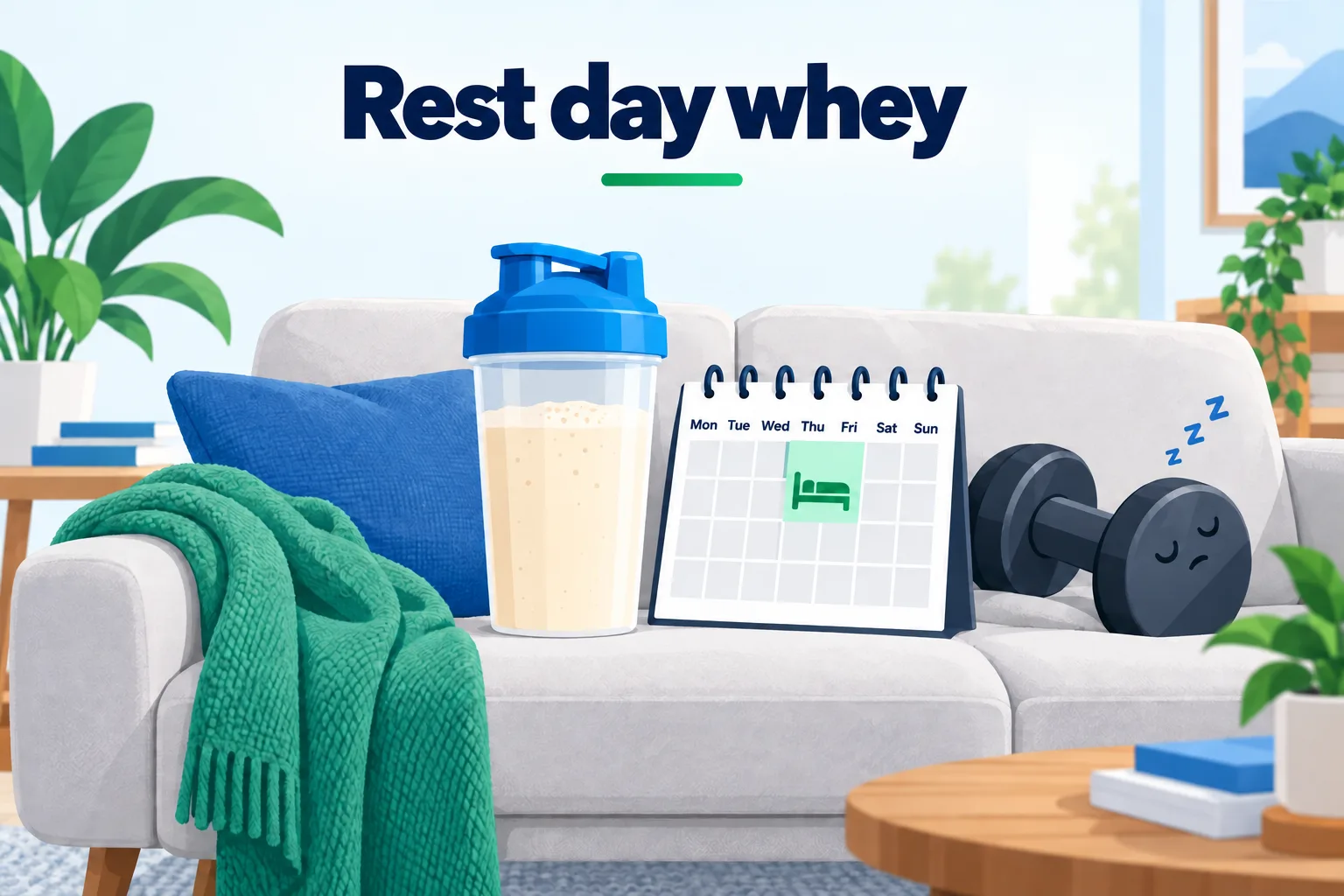 Taking whey protein on rest days