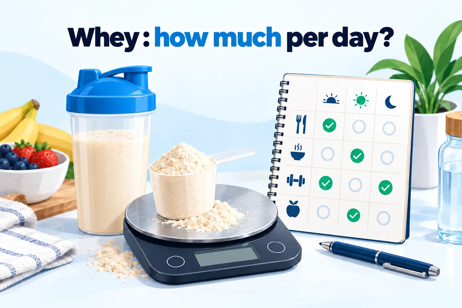 How Much Whey Protein Per Day?