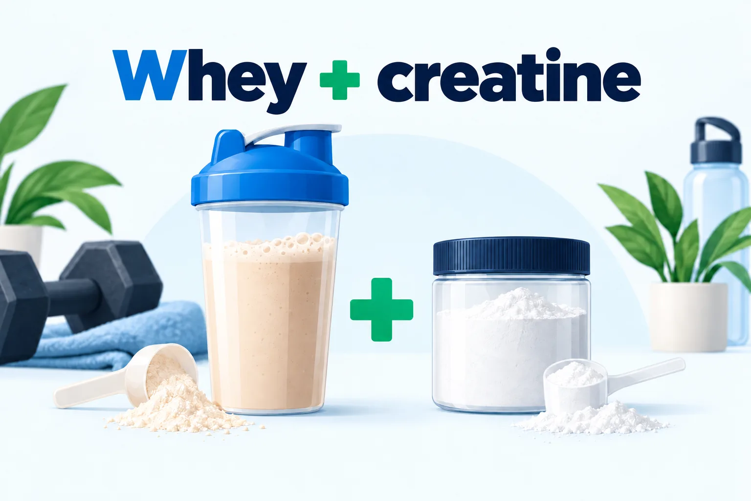 Whey Protein and Creatine: How to Combine Them