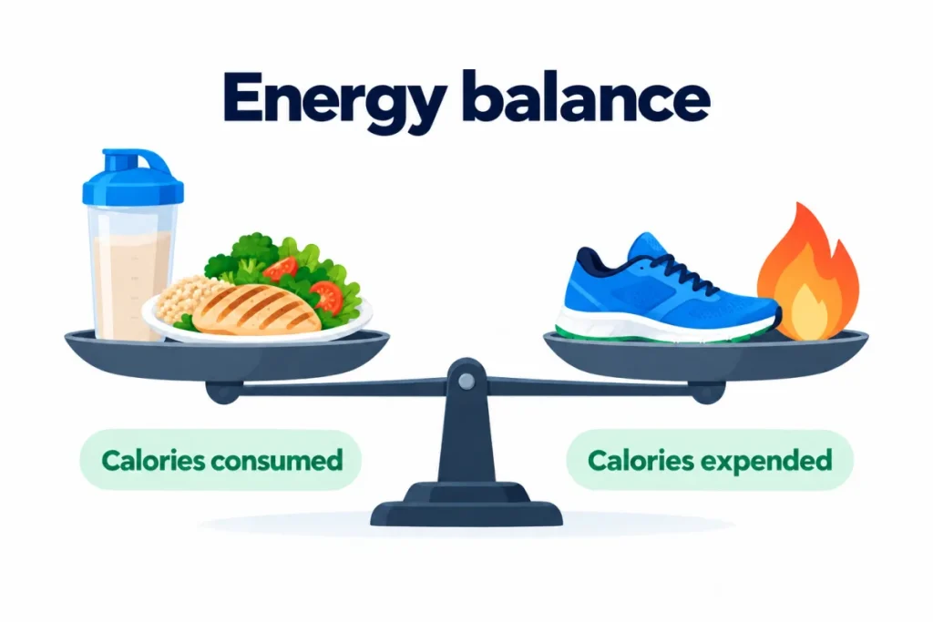 Energy balance: whey only makes you fat if calories in exceed calories out