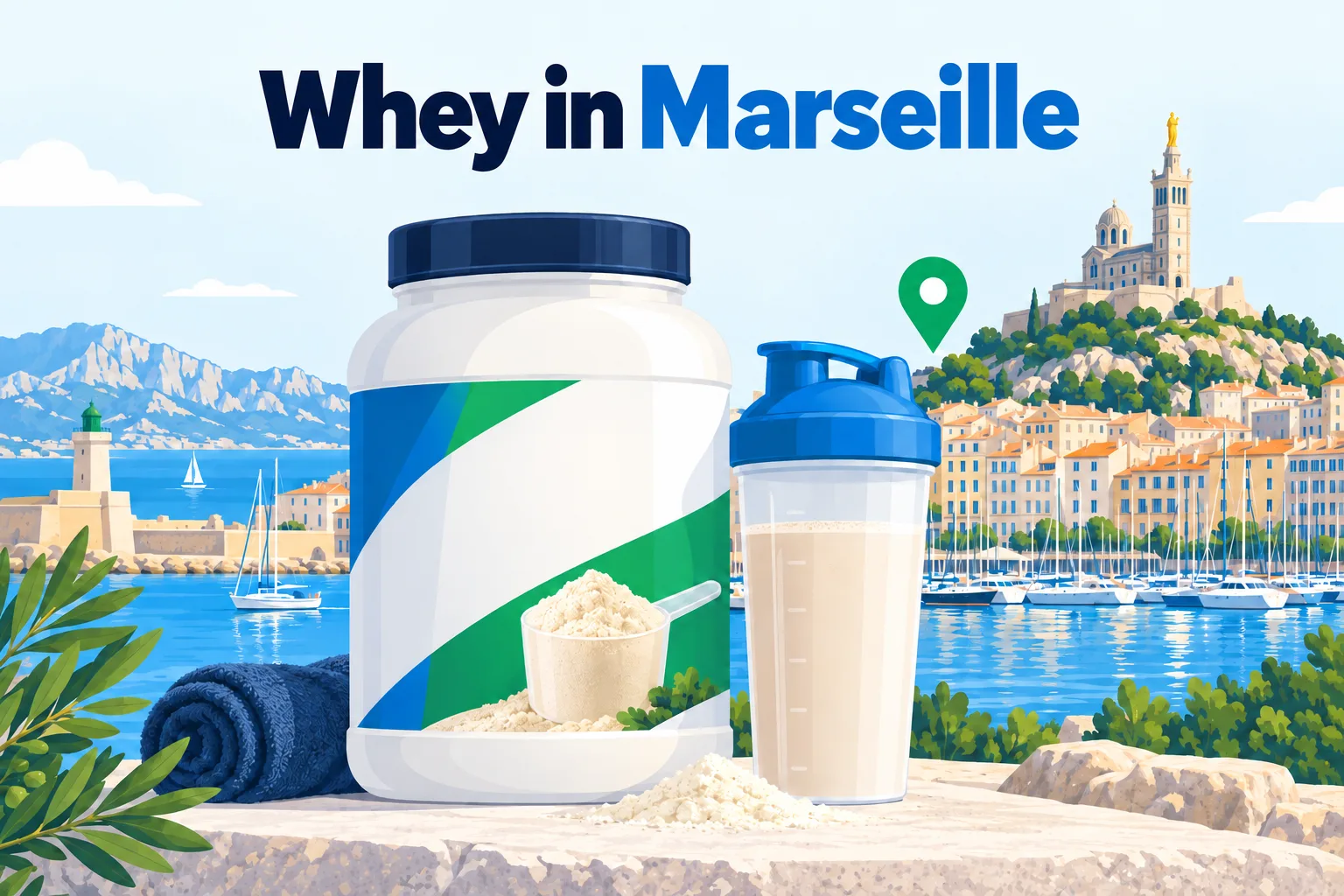 Whey Protein in Marseille: 8 Shops and Where to Order