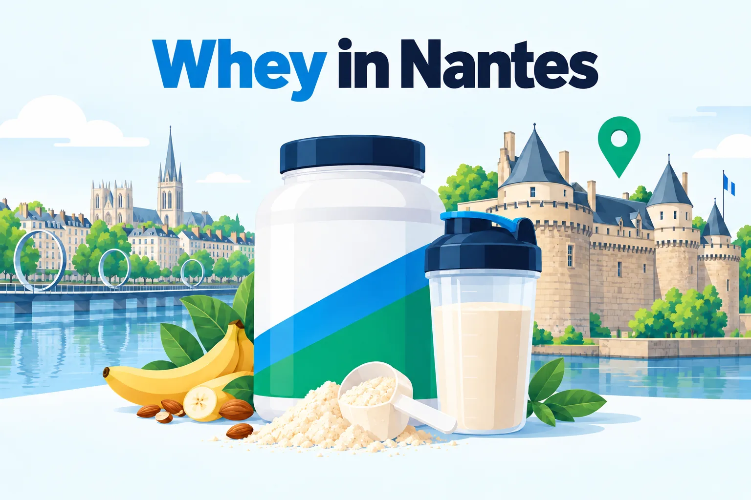 Whey protein in Nantes: where to buy it