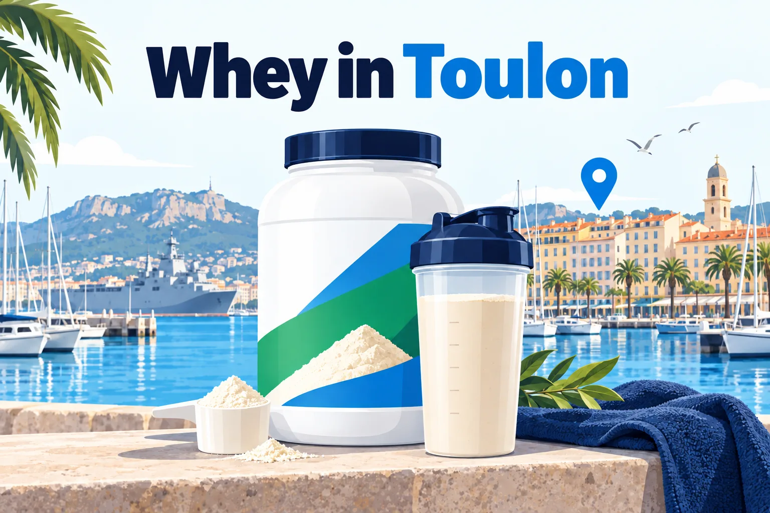 Whey Protein in Toulon: 6 Shops, Centre and Retail Parks
