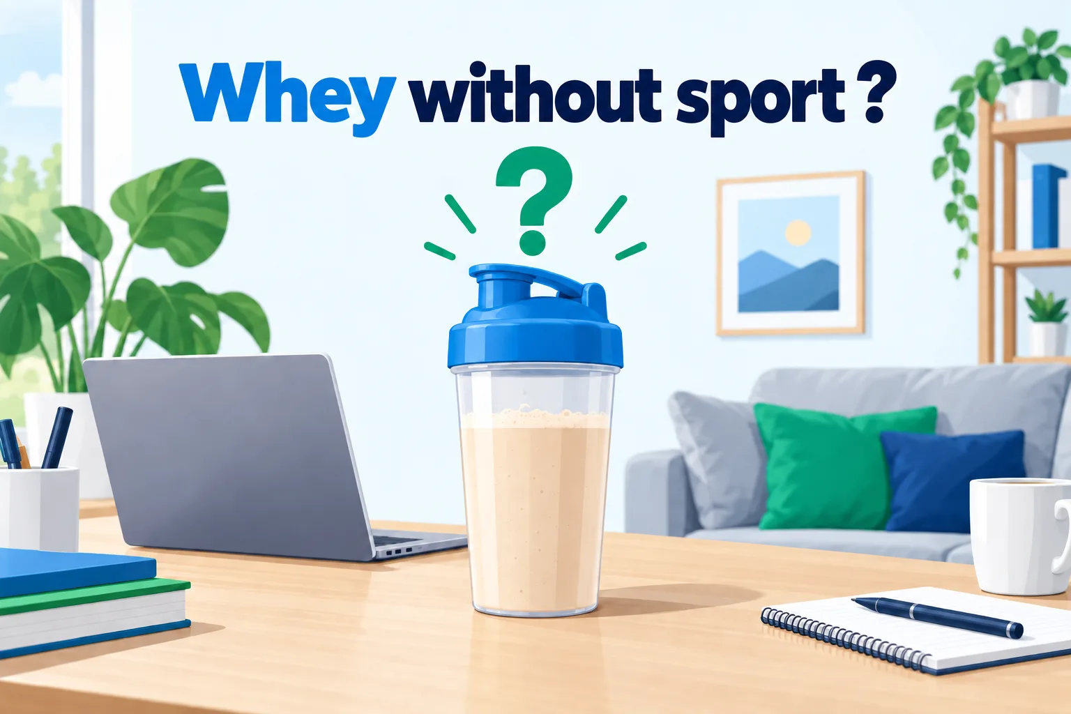 Taking whey protein without working out?