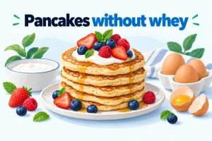 Protein pancakes without whey: the recipe