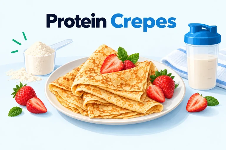 Whey Protein Crepes: 6 Crepes at 8.7 g of Protein Each