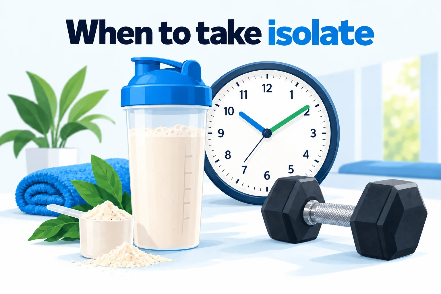 When to take whey isolate?