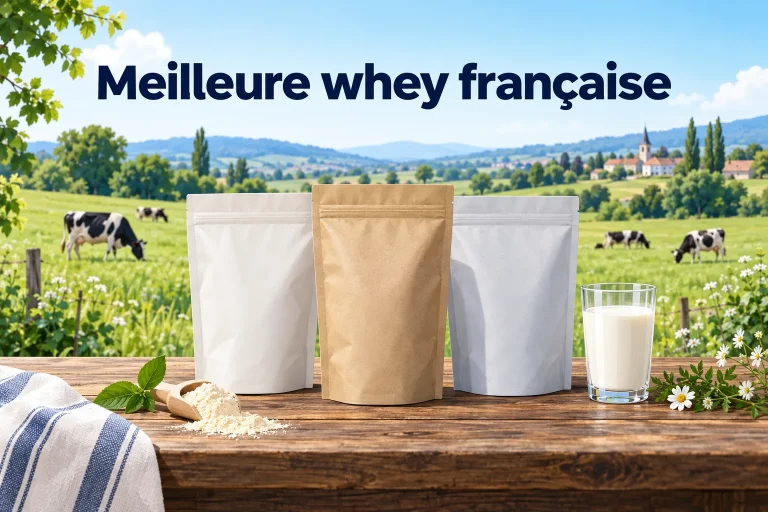 Meilleure whey française : notre classement 2026 des wheys au lait français